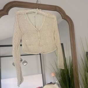Decorative cardigan for little girl